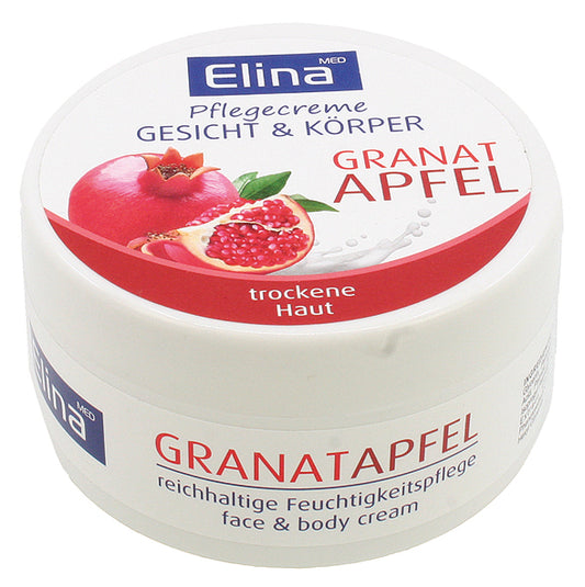 Crème de soin pour la peau Elina à la grenade, 150 ml, en boîte métallique
