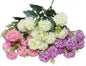 Chrysanthème en forme de boule à 5 branches, 34 cm
