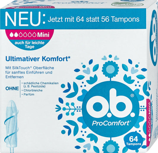 MÉTÉO. Tampons Pro Comfort Mini 64s