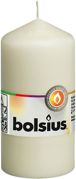 Bougie pilier 120 mm (H) x 58 mm (DM), champagne