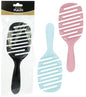 Brosse à cheveux ovale squelette 22 cm avec picots pour