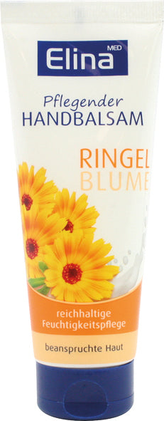Crème mains au calendula Elina Cream 75 ml en tube