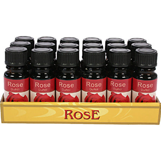 Huile parfumée à la rose 10 ml en flacon de verre