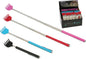 Gratte-dos, 14 cm extensible à 36 cm, 4 couleurs assorties.