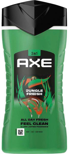 Gel douche Axe 250 ml Jungle Fresh