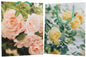 Sac cadeau à motif floral, 18 x 8 x 23 cm