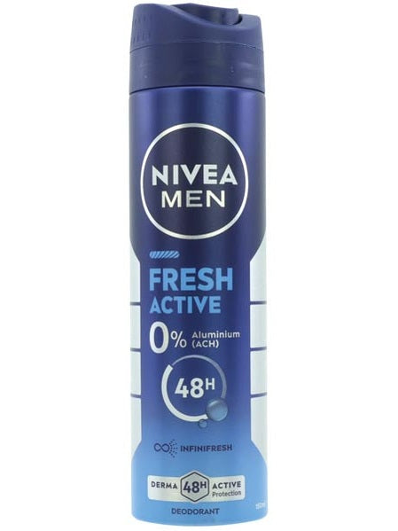 Déodorant spray Nivea 150 ml pour homme, fraîcheur active