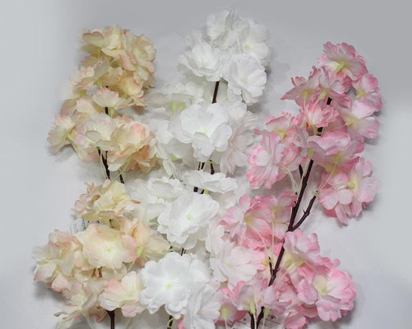 Fleur de cerisier à 36 fleurs, 50 cm, confectionnée avec amour et délicatesse