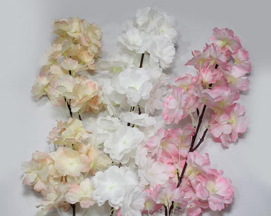 Fleur de cerisier à 36 fleurs, 50 cm, confectionnée avec amour et délicatesse