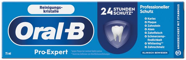 Dentifrice Oral-B Pro-Expert 75 ml Protection Professionnelle