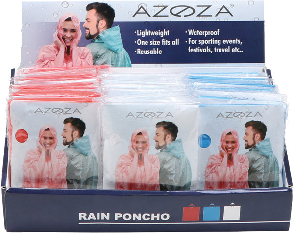 Poncho imperméable pour les déplacements, taille unique
