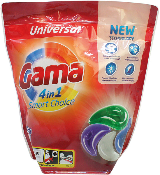 Gama Pods 4 en 1 18WL Comprimés de lessive liquide