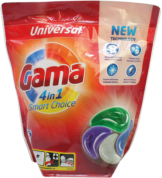 Gama Pods 4 en 1 18WL Comprimés de lessive liquide