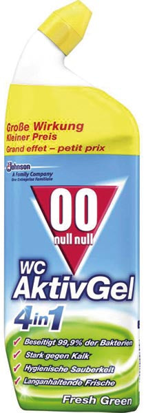Gel nettoyant WC Null Null Active 750ml Frais