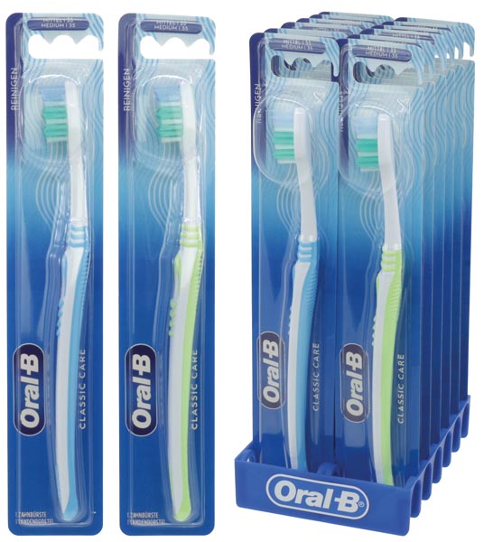 Brosse à dents Oral-B Classic Care 35, tête courte, taille moyenne