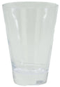 Verre à boire en verre de 300 ml, de forme conique et transparent.
