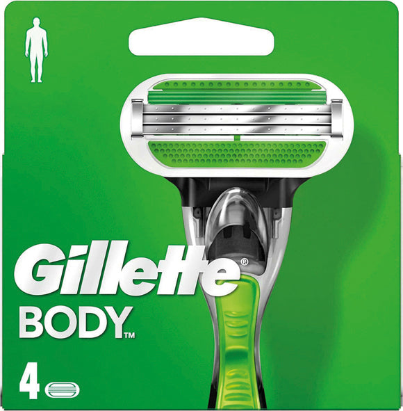 Lames Gillette Body (paquet de 4)