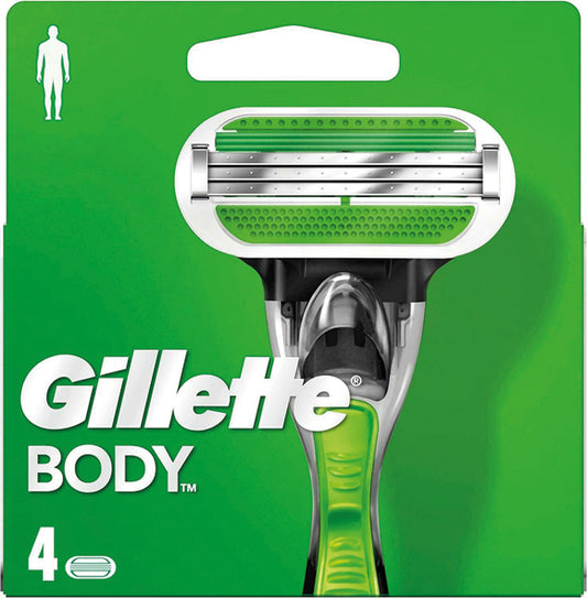Lames Gillette Body (paquet de 4)