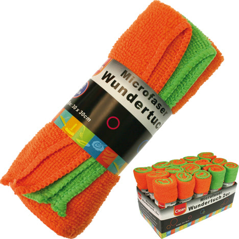 Chiffon microfibre Wonder Cloth CLEAN, lot de 2, 30 x 30 cm