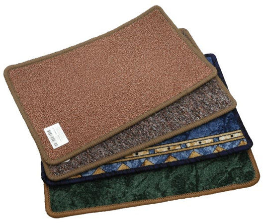 Paillasson 50x30cm ourlé, couleurs assorties