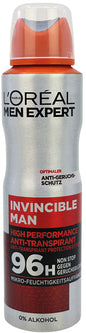 L'Oréal Men Expert Déodorant Spray 150ml Invincible Man