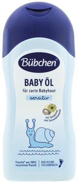 Huile pour bébé Bübchen 200 ml Peaux sensibles
