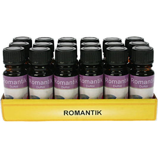 Huile parfumée romantique 10 ml en flacon de verre