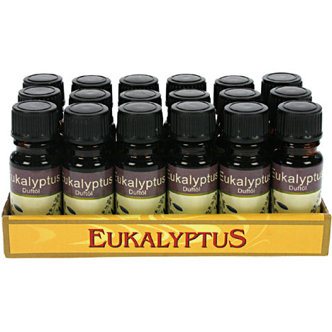 Huile parfumée à l'eucalyptus 10 ml en flacon de verre