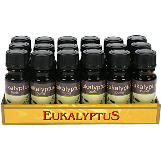 Huile parfumée à l'eucalyptus 10 ml en flacon de verre