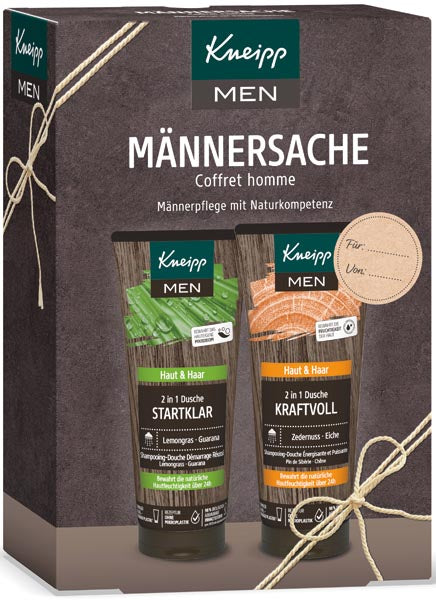 Gel douche Kneipp GP pour hommes 2 x 200 ml