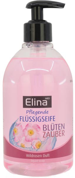 Savon liquide Elina 500 ml Rose Sauvage Florale Magique