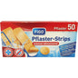 Pansements adhésifs pour plaies, 50 pièces, imperméables, 4 tailles, assortis.
