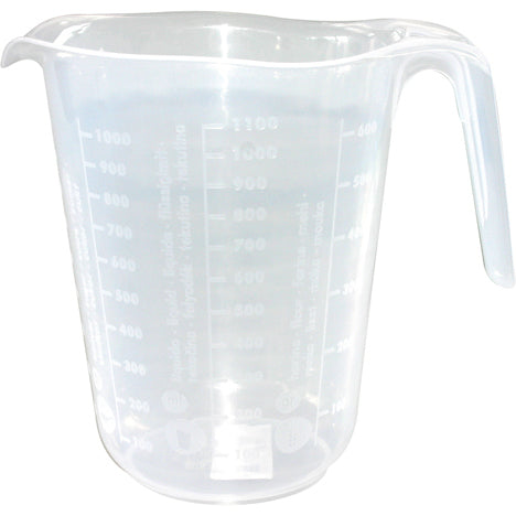 Tasse à mesurer 1 litre transparente 16 x 13 cm