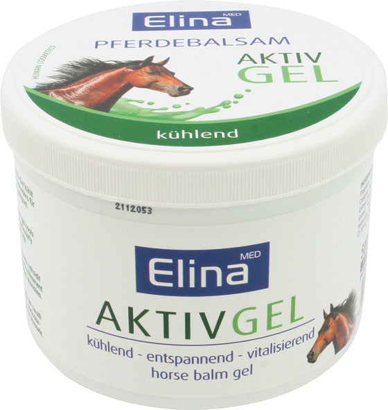 Crème Elina 500 ml Baume actif pour chevaux en gel