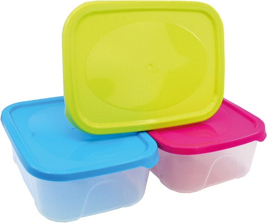 Boîte de conservation alimentaire 2L, couleurs assorties, 23x17x8cm
