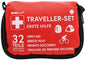 Soins des plaies. Trousse de premiers secours de voyage, 32 pièces.