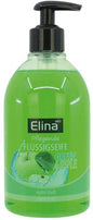 Savon liquide Elina 500 ml, parfum pomme, avec distributeur