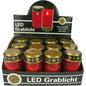 Lampe de tombe électrique rouge 12 cm i.Dis. sans pile