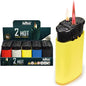 Briquet électrique 2 en 1 Feu et Flamme, distributeur de 25 pièces