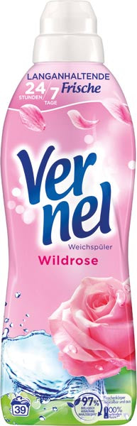 Adoucissant textile Vernel 50WL Rose sauvage 1,1 litre
