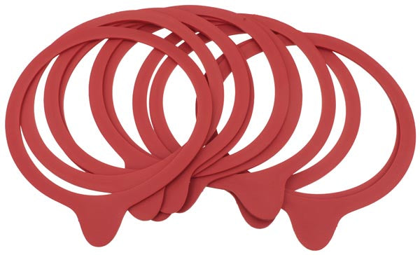 Anneaux de conservation rouges 94 x 108 mm, lot de 10 avec trou européen