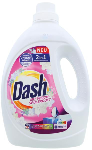 Lessive liquide Dash Color Fresh 2 en 1 50 ml