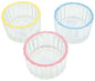 Porte-bougie chauffe-plat classique, verre transparent, 5,5 x 3,7 cm