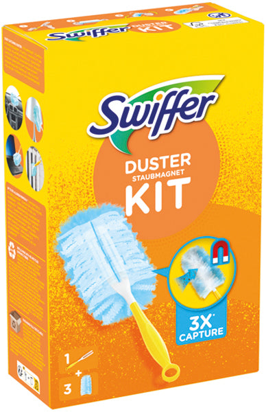 Kit de démarrage Swiffer Duster (manche + 3 chiffons)