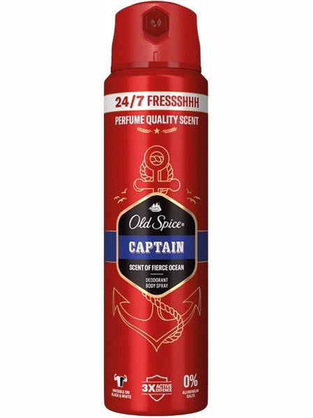 Déodorant Old Spice en spray 150 ml Captain