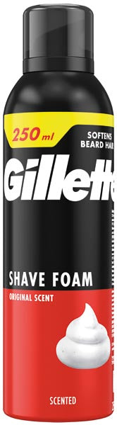Mousse à raser Gillette 250 ml Original