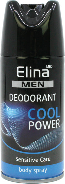 Déodorant spray Elina 150 ml pour homme Cool Power