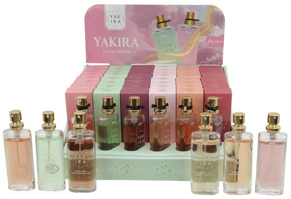 Présentoir de parfum De La Mare 15 ml, 60 pièces. 6 assortiments