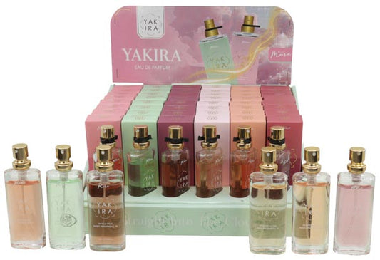 Présentoir de parfum De La Mare 15 ml, 60 pièces. 6 assortiments