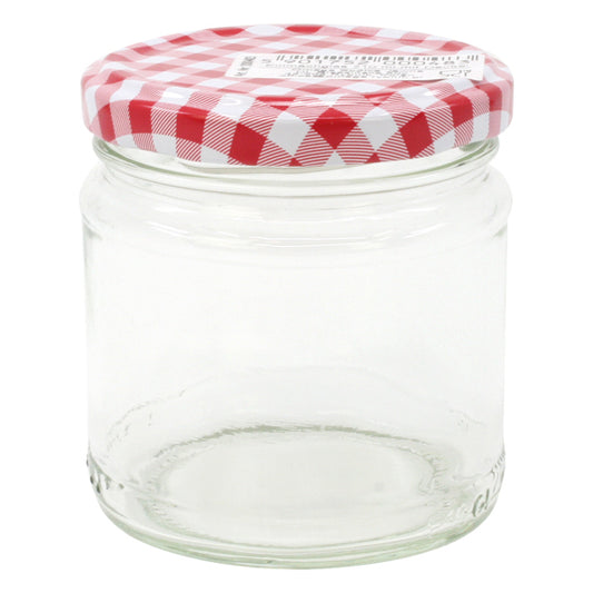 Bocal à conserves avec couvercle à damier 210 ml